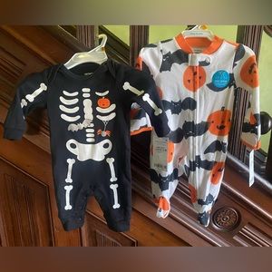 2 Carter’s Newborn Halloween Sleepers